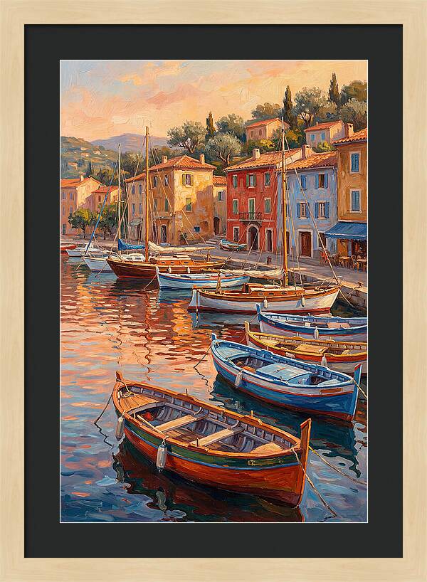 Harbor Serenity At Sunset