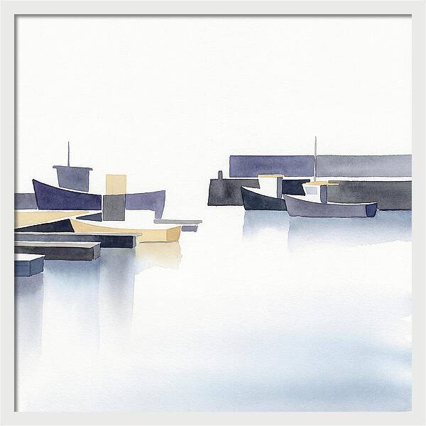 Harbor Serenity In Minimalism