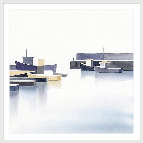 Harbor Serenity In Minimalism