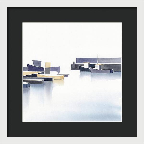 Harbor Serenity In Minimalism