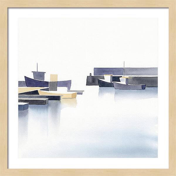 Harbor Serenity In Minimalism