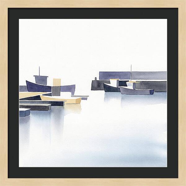 Harbor Serenity In Minimalism