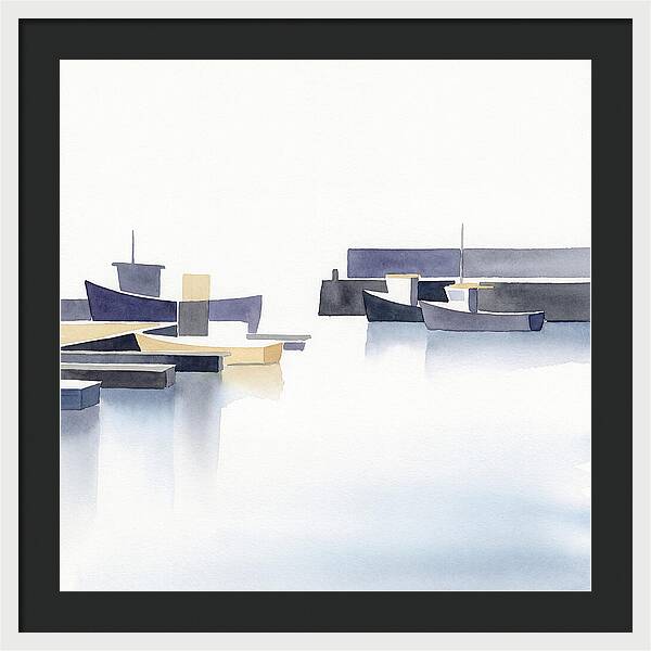 Harbor Serenity In Minimalism