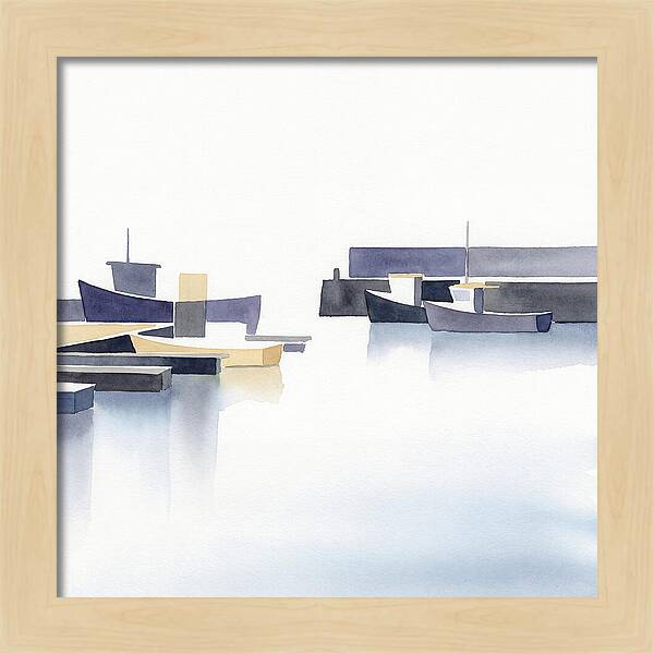 Harbor Serenity In Minimalism