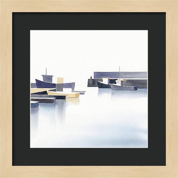 Harbor Serenity In Minimalism