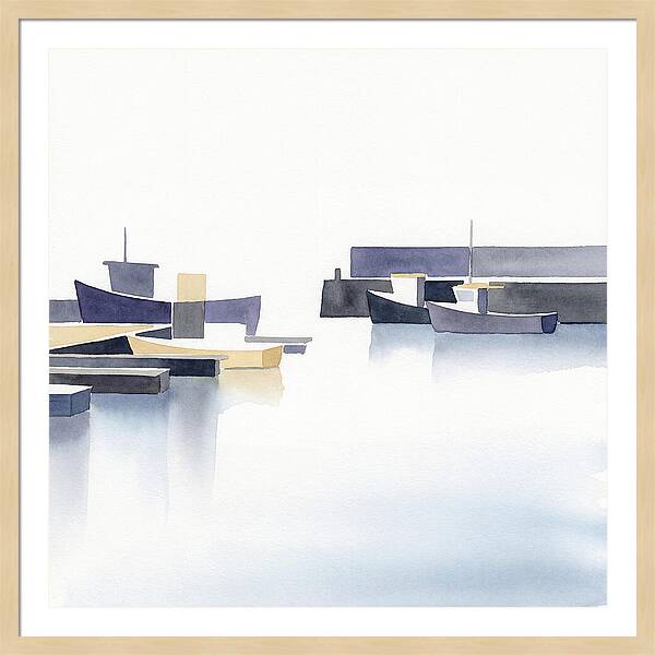 Harbor Serenity In Minimalism
