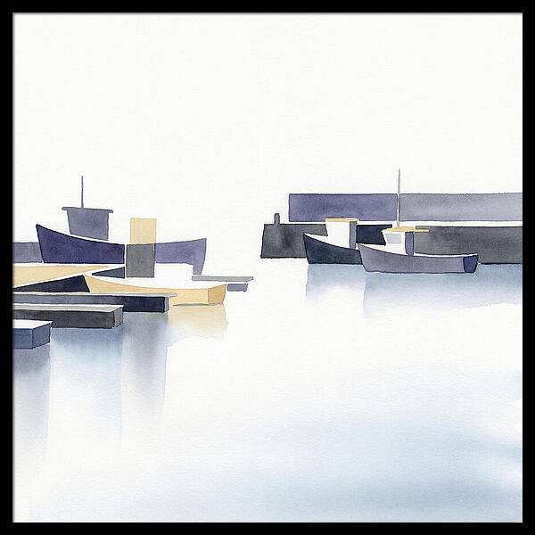 Harbor Serenity In Minimalism
