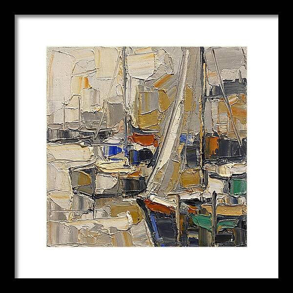 Harbor Serenity In Palette Knife