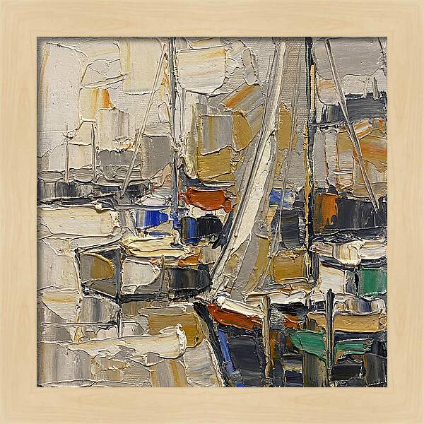 Harbor Serenity In Palette Knife