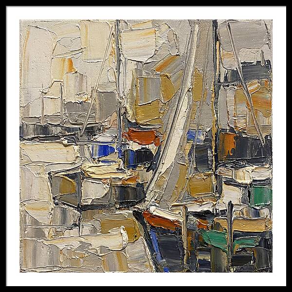 Harbor Serenity In Palette Knife