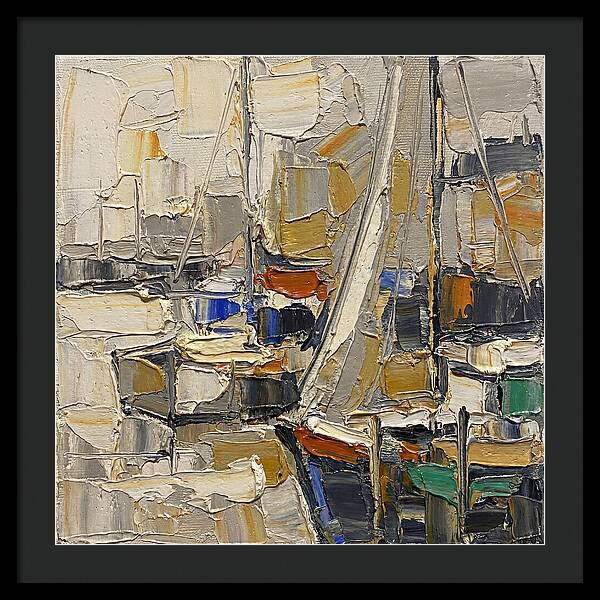 Harbor Serenity In Palette Knife