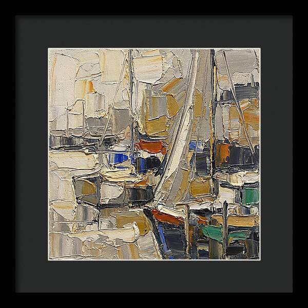 Harbor Serenity In Palette Knife