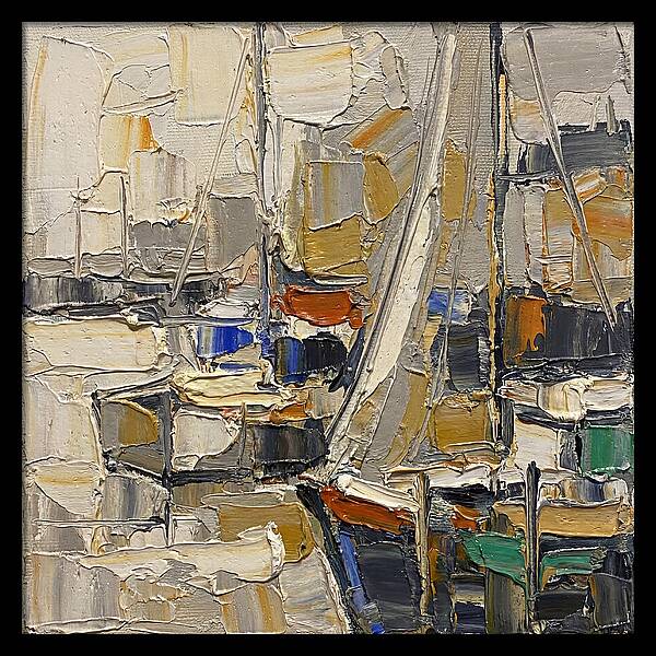 Harbor Serenity In Palette Knife