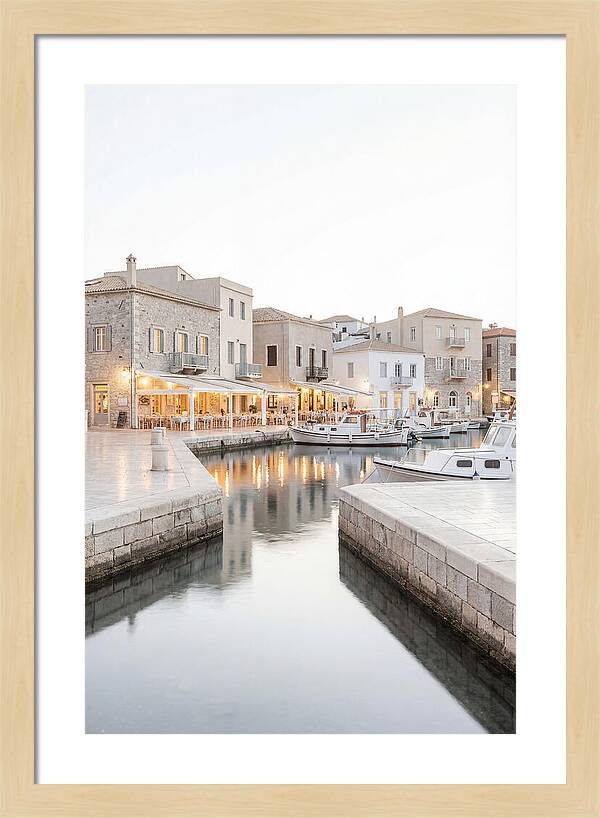 Harbor Town Evening Serenity