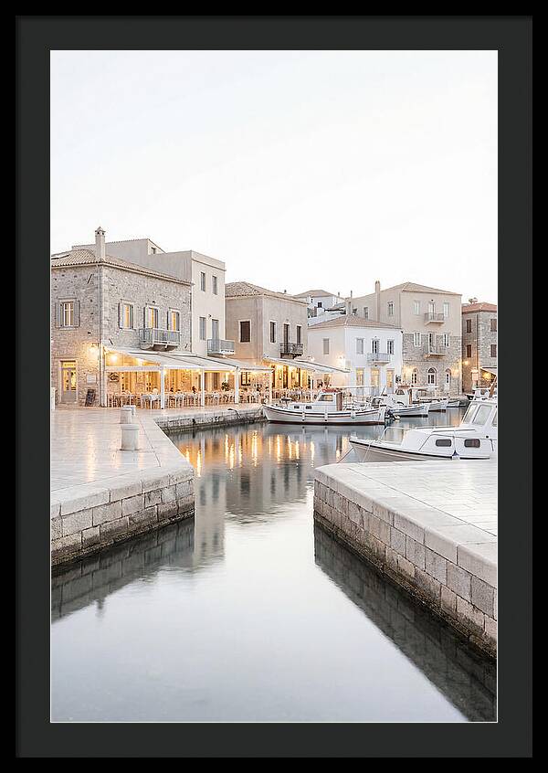Harbor Town Evening Serenity