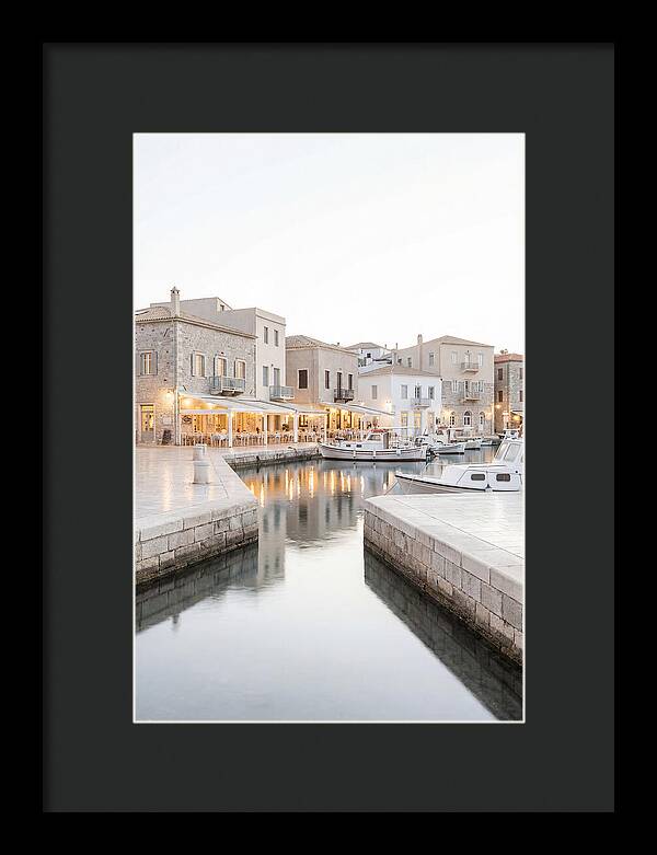 Harbor Town Evening Serenity