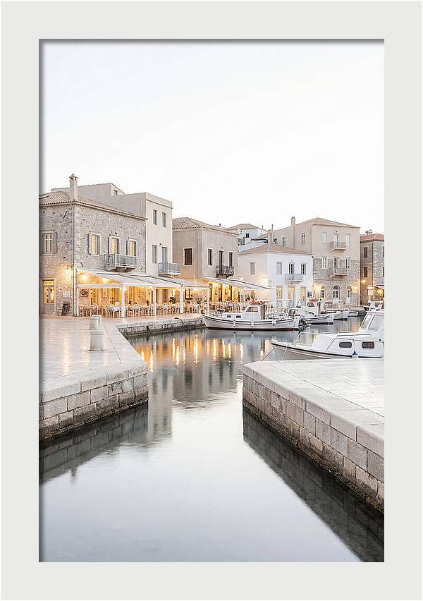 Harbor Town Evening Serenity