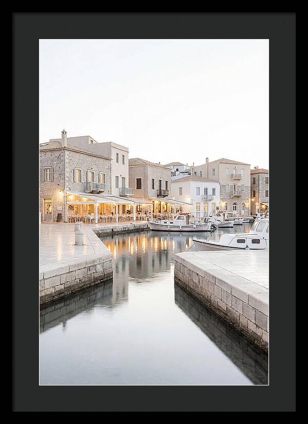 Harbor Town Evening Serenity