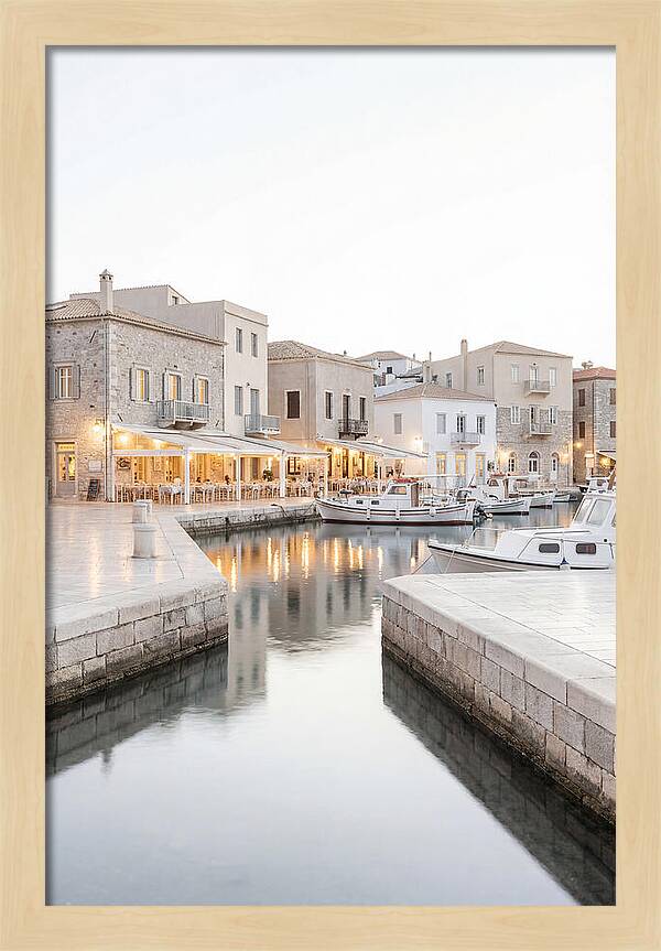 Harbor Town Evening Serenity