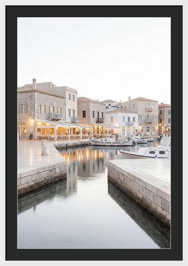 Harbor Town Evening Serenity