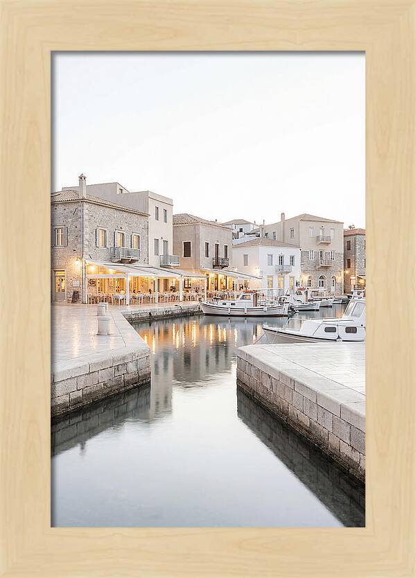 Harbor Town Evening Serenity
