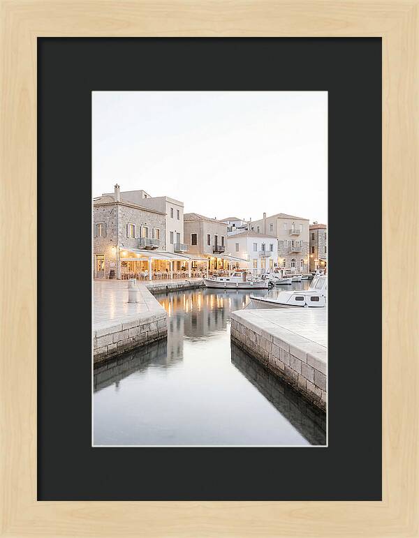 Harbor Town Evening Serenity