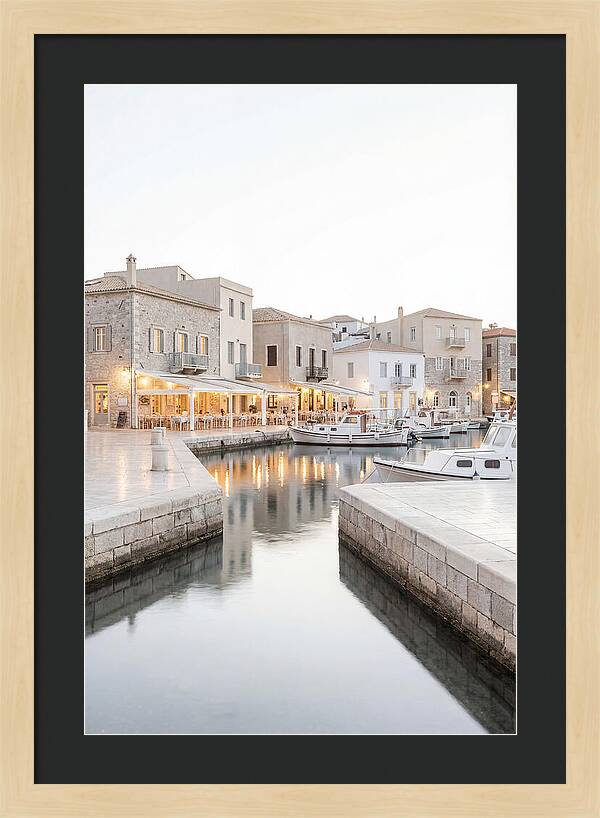 Harbor Town Evening Serenity