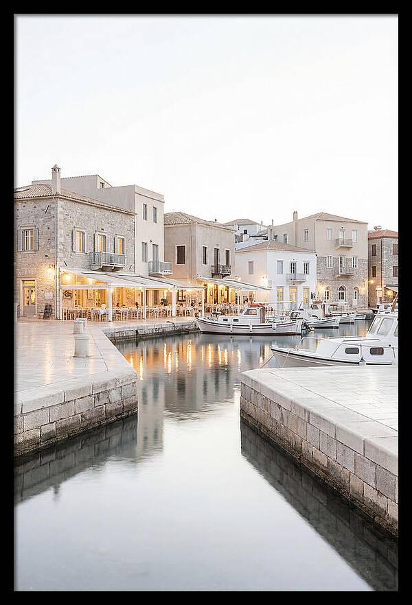 Harbor Town Evening Serenity