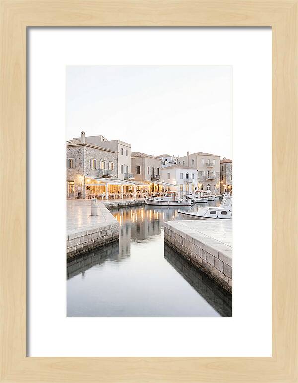 Harbor Town Evening Serenity