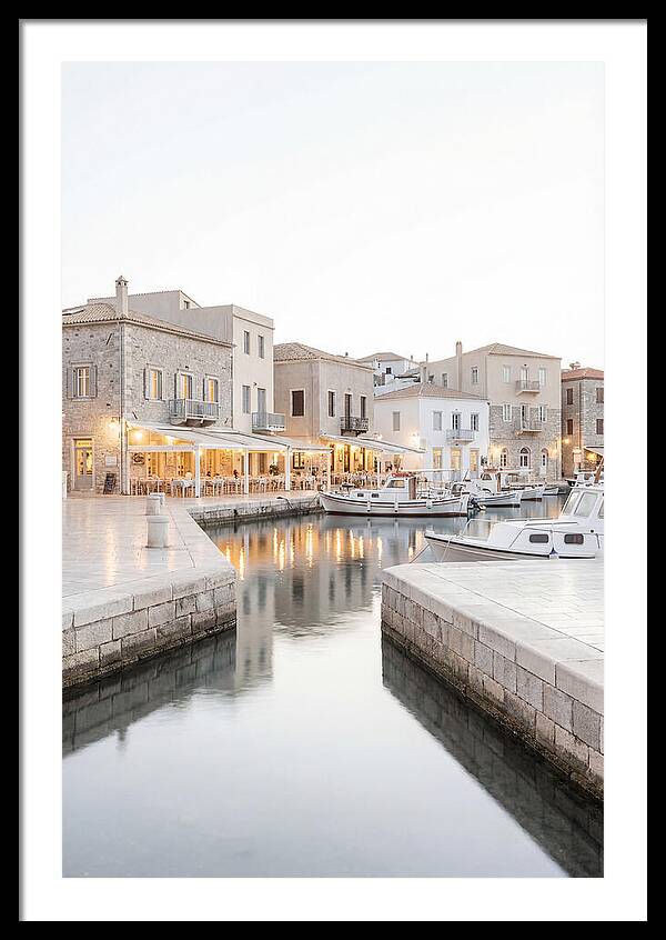 Harbor Town Evening Serenity