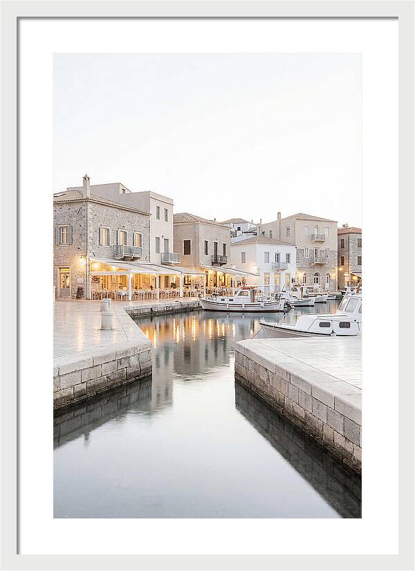 Harbor Town Evening Serenity