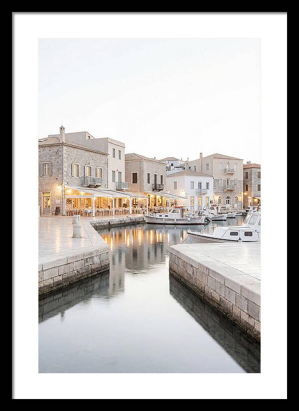 Harbor Town Evening Serenity