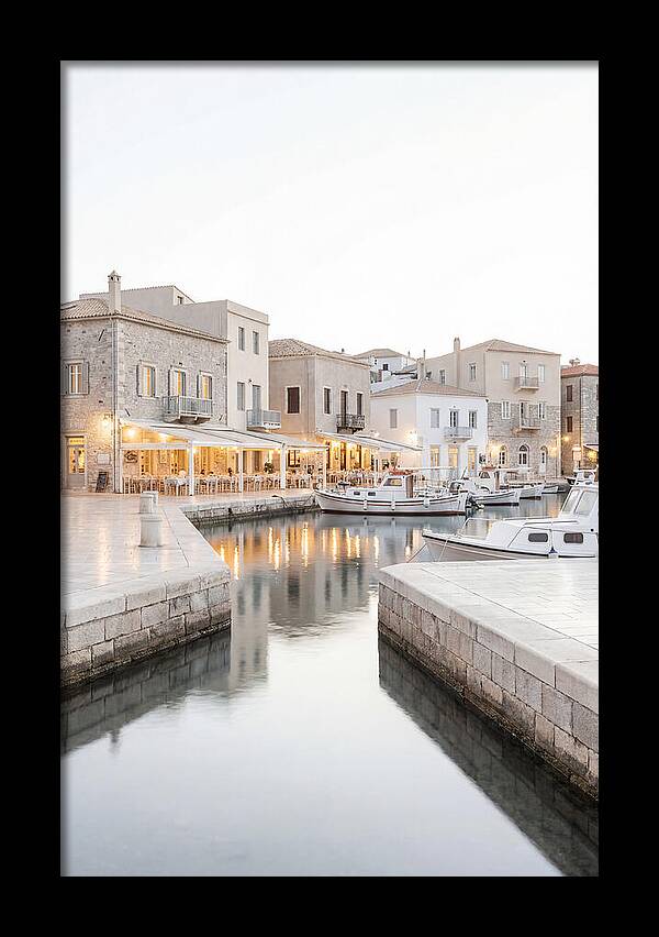 Harbor Town Evening Serenity