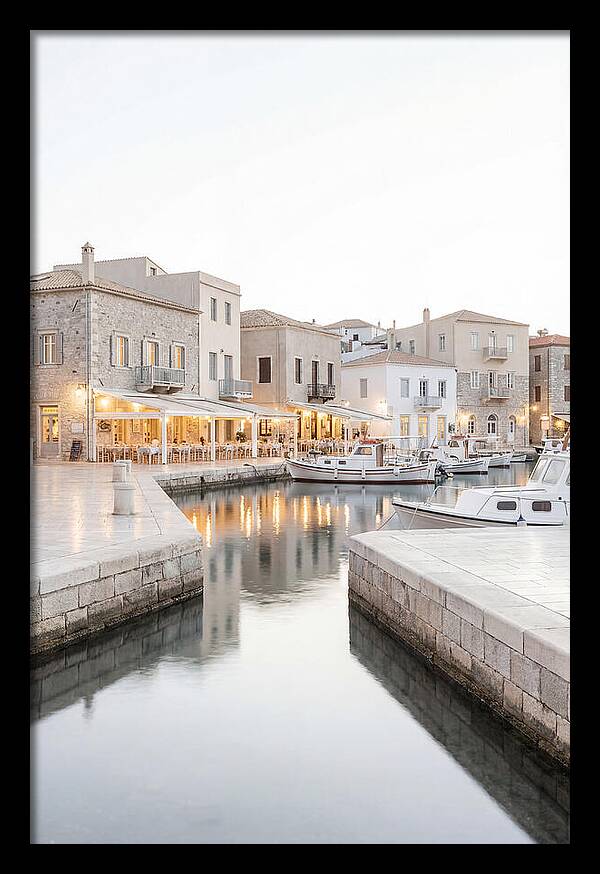 Harbor Town Evening Serenity