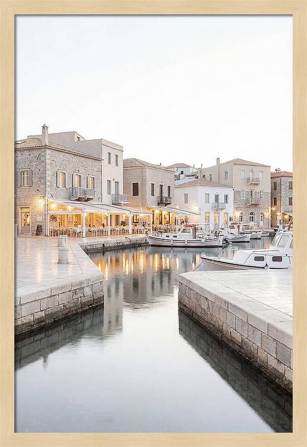 Harbor Town Evening Serenity