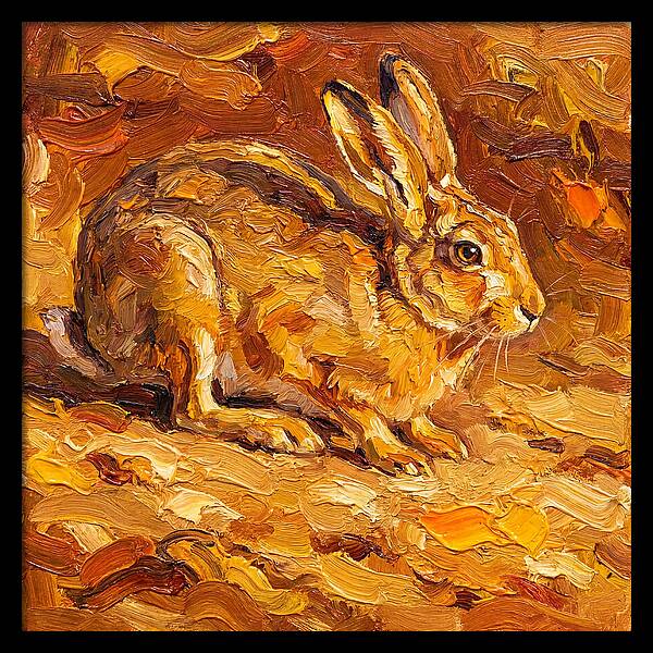 Hare In Mediterranean Landscape