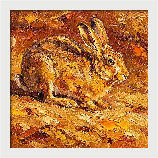 Hare In Mediterranean Landscape