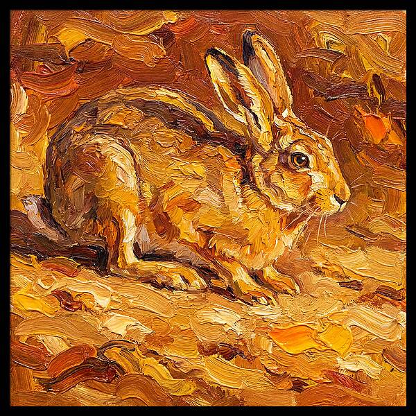 Hare In Mediterranean Landscape