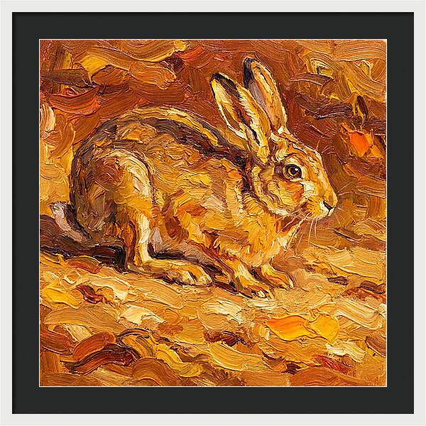 Hare In Mediterranean Landscape