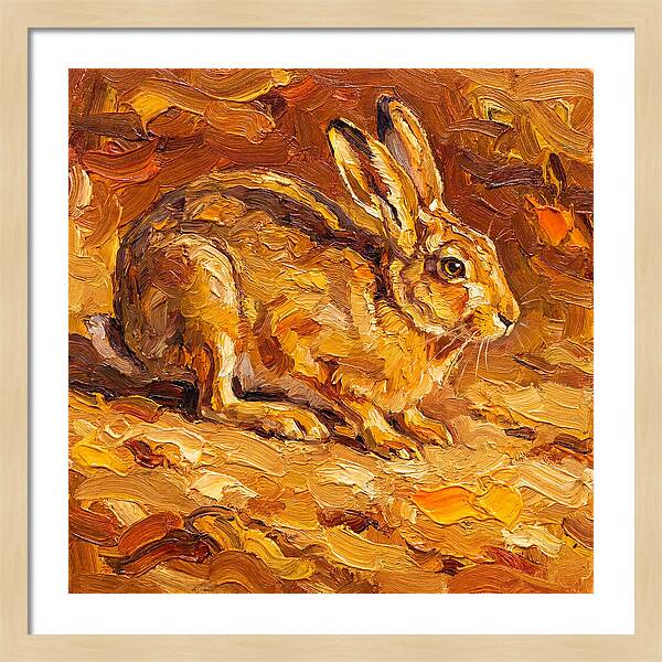 Hare In Mediterranean Landscape