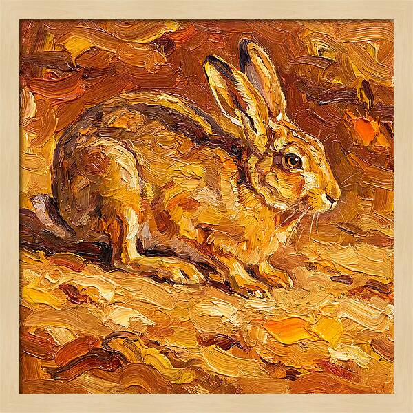 Hare In Mediterranean Landscape