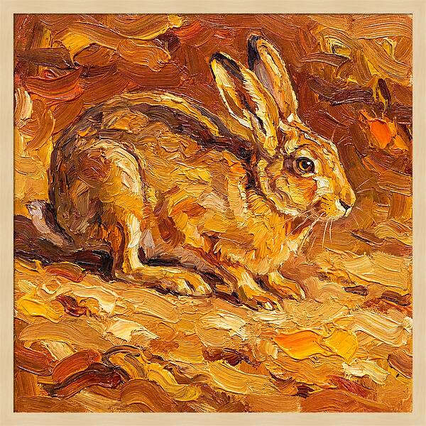 Hare In Mediterranean Landscape