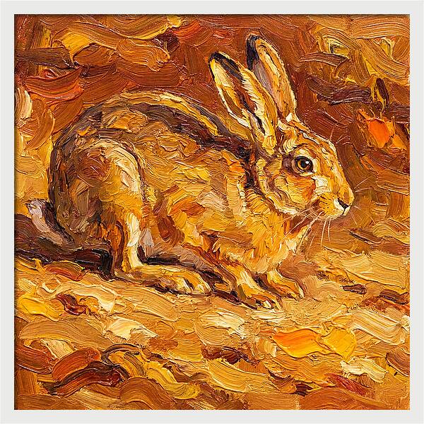 Hare In Mediterranean Landscape