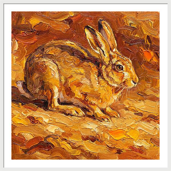 Hare In Mediterranean Landscape