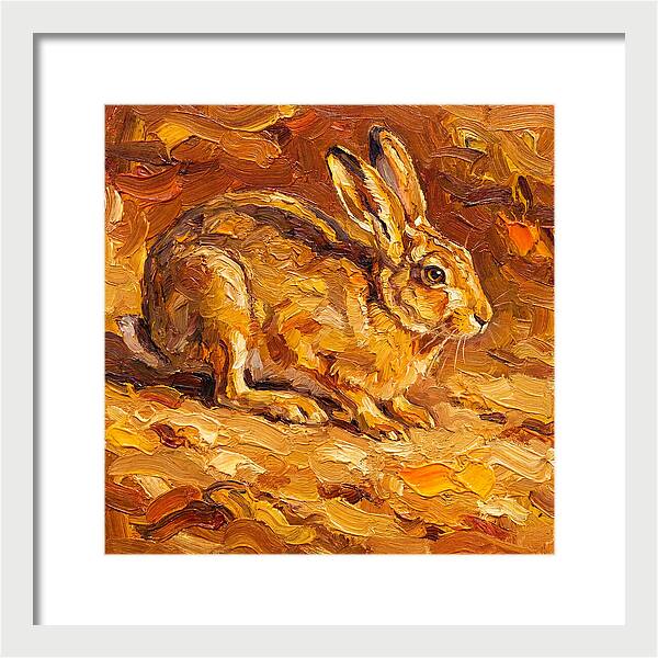 Hare In Mediterranean Landscape