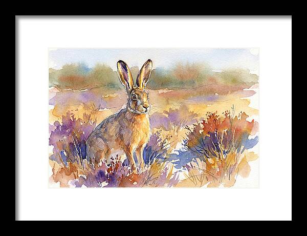 Hare In Vibrant Landscape