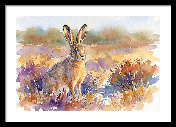 Hare In Vibrant Landscape