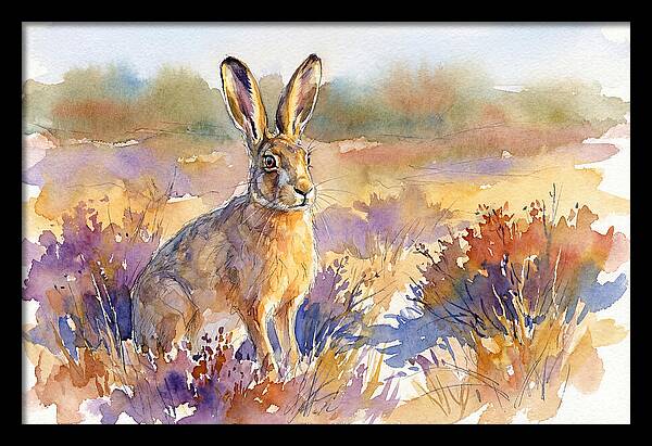 Hare In Vibrant Landscape
