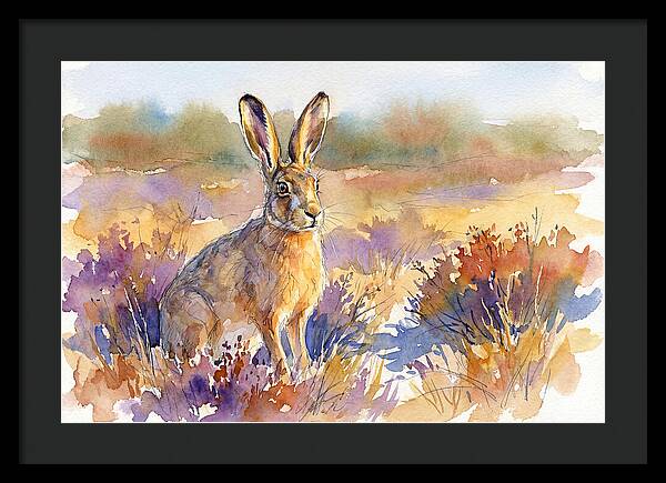 Hare In Vibrant Landscape