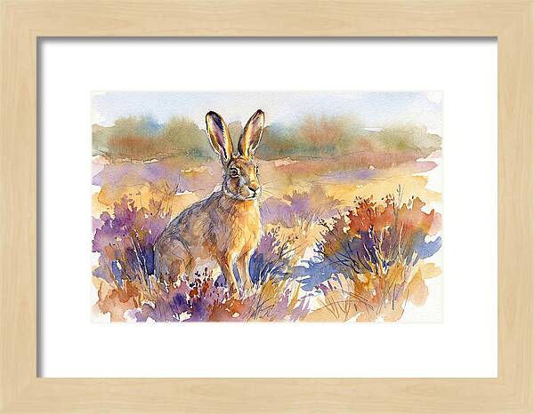 Hare In Vibrant Landscape
